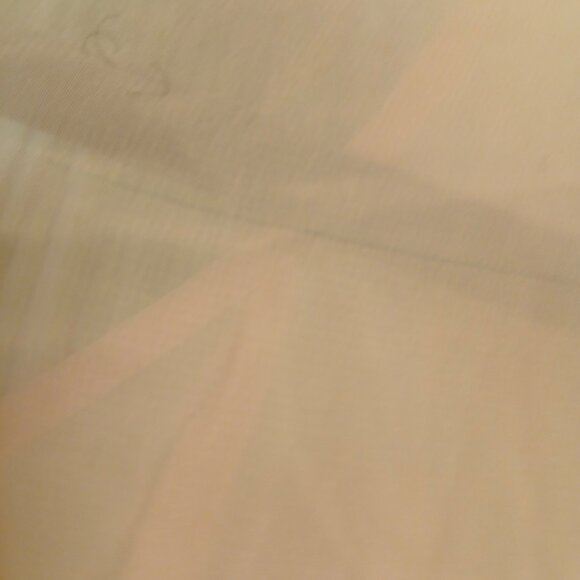 F21 Peach Light Coral Pastel Sheer Chiffon Off Shoulder Button Up Top Blouse L - Picture 8 of 13